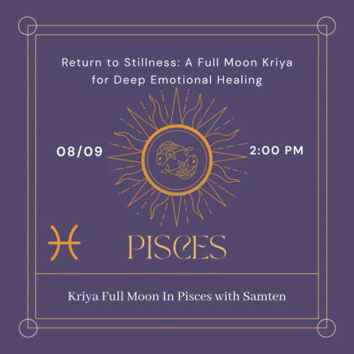 Kriya yoga in Pisces workshop