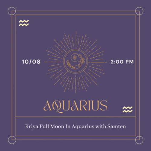 10.08.2025 Free Your Spirit: A Full Moon Kriya to Release Control & Embrace Possibility