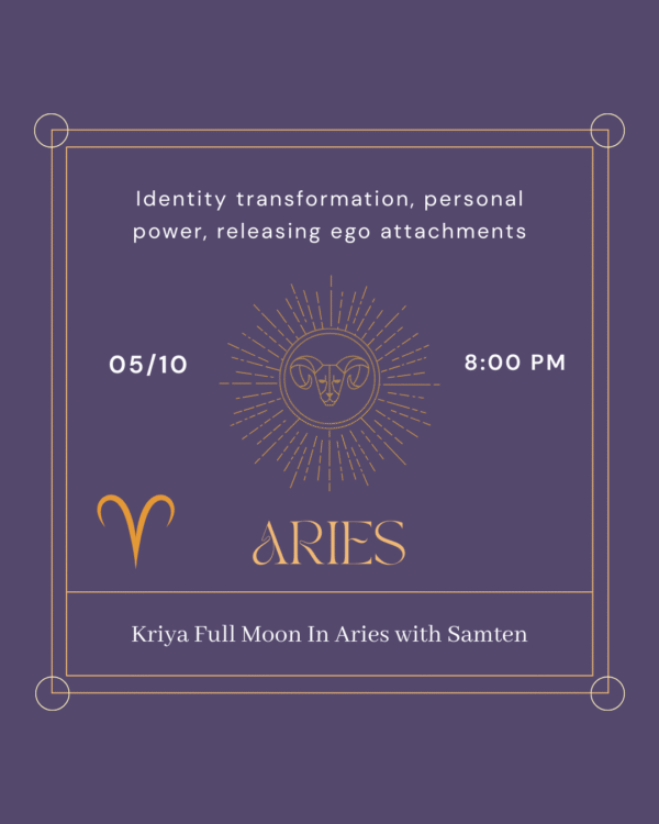 MUSIC EVENT (1080 x 1350 px) 05.10.2025 π A Full Moon Kriya in Aries with Samten